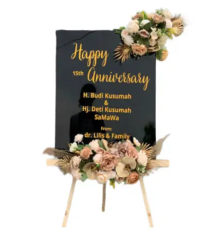 Papan Bunga Akrilik Wantilgung